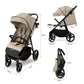 Neobreez TETRA Compact All-Terrain Baby Toddler Stroller, Pushchair Buggy,One Hand Fold Deep&Wide Seat,UV&Waterproof Canopy, Bag,Phone&Cup Holder&Toy Strap,LED lights,0-4yrs,22kg.