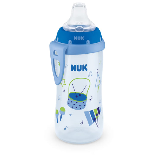 NUK Active Cup Drinking Cup | 12+ Months | Leak-Proof Drinking Spout | Clip & Protective Cap | BPA | 300 ml | Disney Winnie The Pooh | White