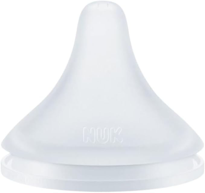 NUK Perfect Match Baby Bottle Teats | 3+ Months | Adapts to Baby's Palate | Anti Colic Vent | BPA-Free | Medium Silicone Teat for Bottles | 2 Count