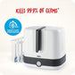 NUK Vario Express Bottle Steriliser | Steam Sterilises up to 6 Baby Bottles & Accessories in 6 Minutes | Auto Switch Off | Removable Basket & Poles | UK 3 Pin Plug