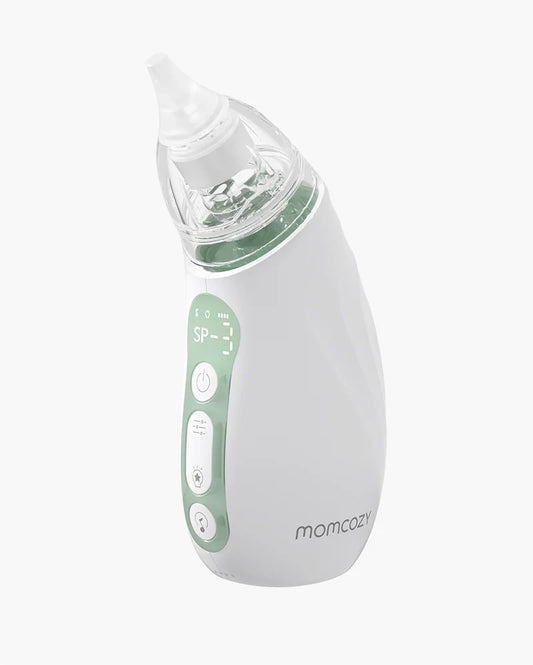Momcozy Baby Nasal Aspirator, Strong Suction, Long Battery Life, BPA-Free Tips & Soothing Lullabies