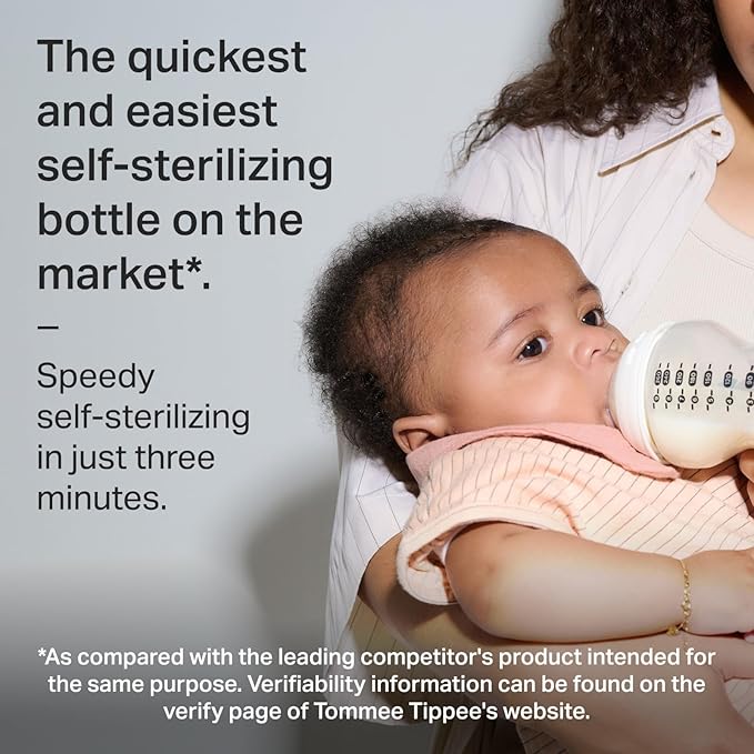 Tommee Tippee Natural Start Baby Bottle – Slow Flow (150ml & 260ml, 1 Pack)