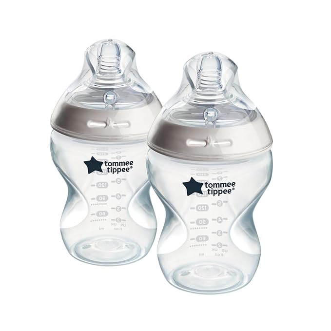 Tommee Tippee Natural Start Baby Bottle – Slow Flow (150ml & 260ml, 1 Pack)