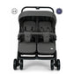 Neobreez DUADX Sibling/Twin/Double Side by Side Baby Toddler Stroller,Compact Baby Trolley Pushchair,Waterproof UPF 50+ Canopy,0 - 3yrs, up to 30kg - Adenzo Comfies