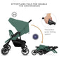 Neobreez DUADX Sibling/Twin/Double Side by Side Baby Toddler Stroller,Compact Baby Trolley Pushchair,Waterproof UPF 50+ Canopy,0 - 3yrs, up to 30kg - Adenzo Comfies