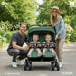 Neobreez DUADX Sibling/Twin/Double Side by Side Baby Toddler Stroller,Compact Baby Trolley Pushchair,Waterproof UPF 50+ Canopy,0 - 3yrs, up to 30kg - Adenzo Comfies
