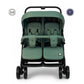 Neobreez DUADX Sibling/Twin/Double Side by Side Baby Toddler Stroller,Compact Baby Trolley Pushchair,Waterproof UPF 50+ Canopy,0 - 3yrs, up to 30kg - Adenzo Comfies
