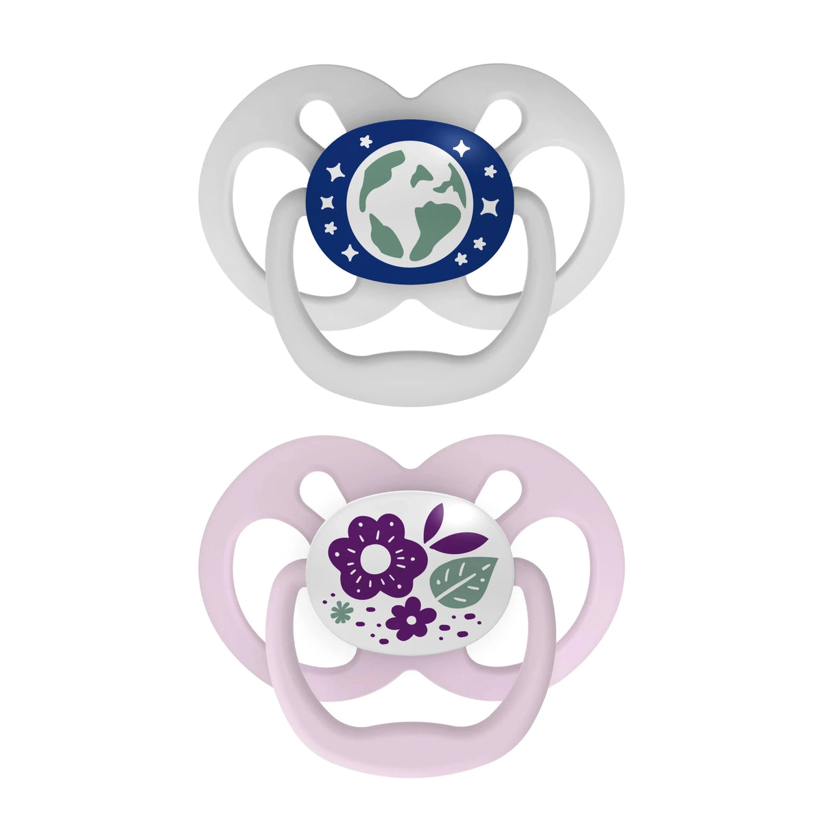 Dr Brown's Advantage Glow in the Dark Soother 6-18 Month - Pink. - Adenzo Comfies