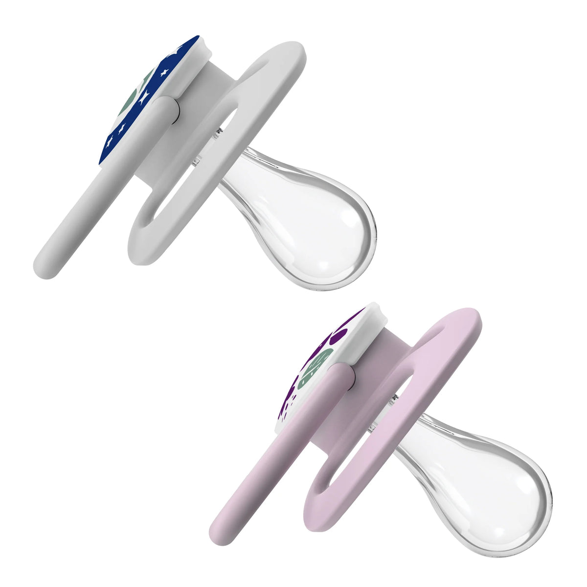 Dr Brown's Advantage Glow in the Dark Soother 6-18 Month - Pink. - Adenzo Comfies