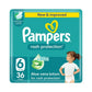 Pampers Rash Protection Taped Diapers with +50% Aloe Vera Lotion – Leak Proof, 3X Absorption, Secure Fit Baby Nappies - Adenzo Comfies