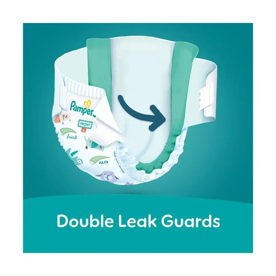 Pampers Rash Protection Taped Diapers with +50% Aloe Vera Lotion – Leak Proof, 3X Absorption, Secure Fit Baby Nappies - Adenzo Comfies
