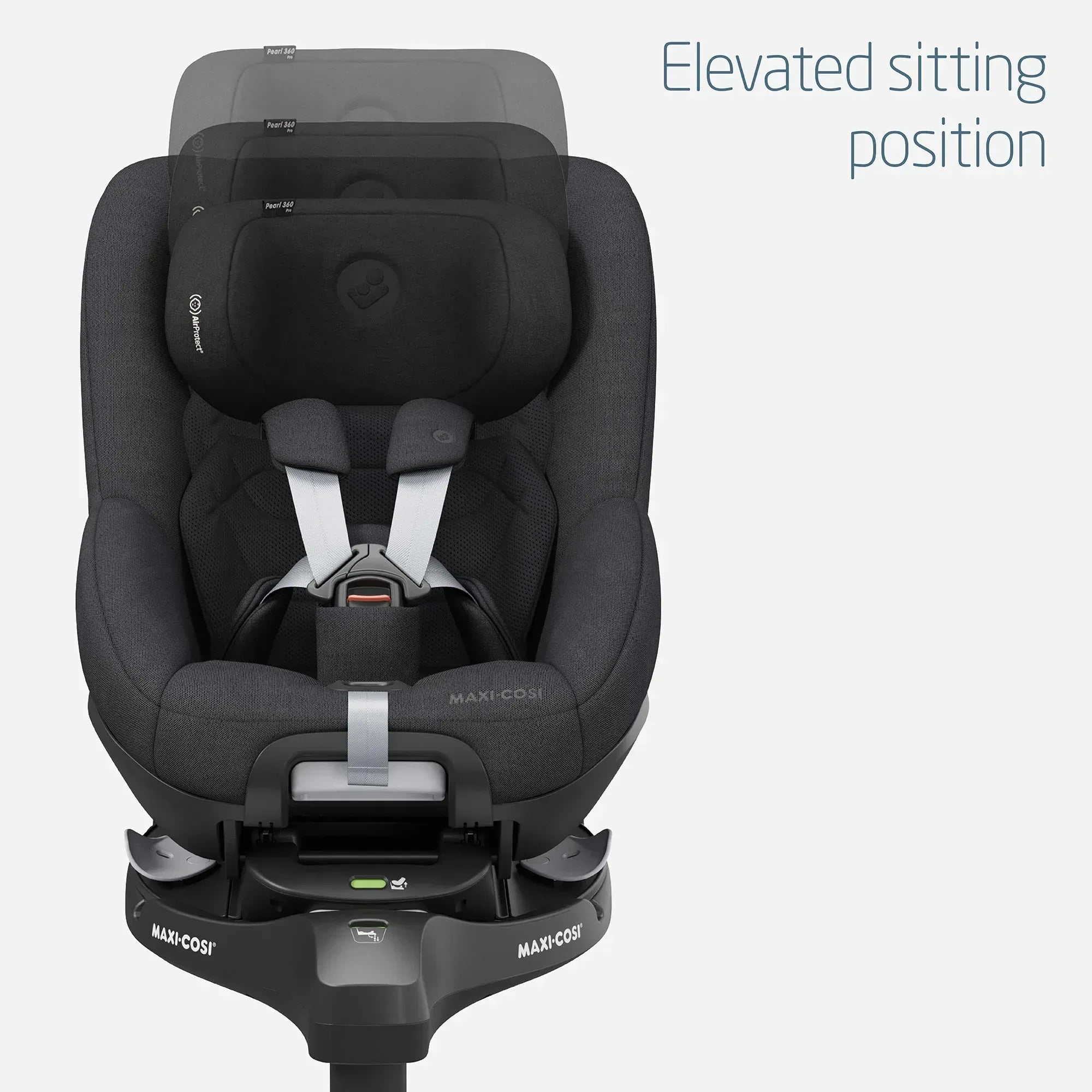 pearl 360 maxi cosi MC PEARL 360 PRO Authen Black -a rotating, i-Size compliant toddler ca –  Adenzo Comfies