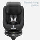 MC PEARL 360 PRO Authen Black -a rotating, i-Size compliant toddler car seat (Authentic Black refers to the color) designed with revolutionary slide Tech Technology .