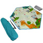 Cool baby - Hexagon Safety Playpen Portable Foldable Mesh Playard Infants Baby Toodler Animals Fence w/Travel Bag Nursery Furniture For Indoor Outdoor - Dark Blue/red - Adenzo Comfies
