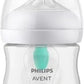 Philips AVENT Natural Response Bottle 125 ml with AirFree Valve, BPA - Free, for Babies 0 Months+ (Model SCY670/01) - Adenzo Comfies
