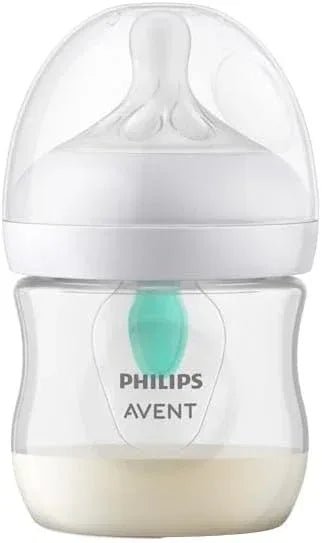 Philips AVENT Natural Response Bottle 125 ml with AirFree Valve, BPA - Free, for Babies 0 Months+ (Model SCY670/01) - Adenzo Comfies