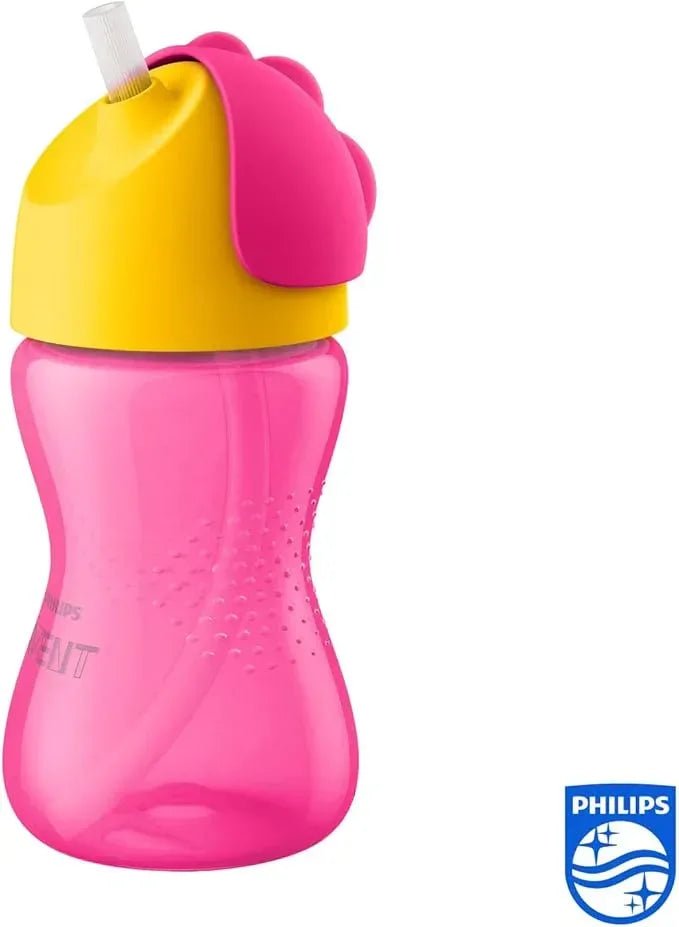 Philips AVENT SCF798/02 Straw Cup for Toddlers and Kids, Spill - Proof, BPA - Free, Easy - to - Clean, Pink, 300ml, Pack of 1 - Adenzo Comfies