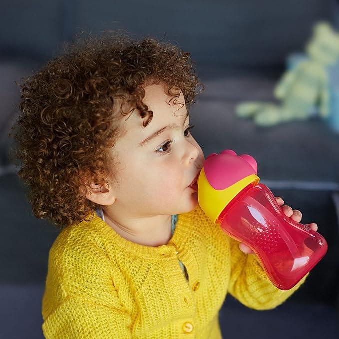 Philips AVENT SCF798/02 Straw Cup for Toddlers and Kids, Spill - Proof, BPA - Free, Easy - to - Clean, Pink, 300ml, Pack of 1 - Adenzo Comfies