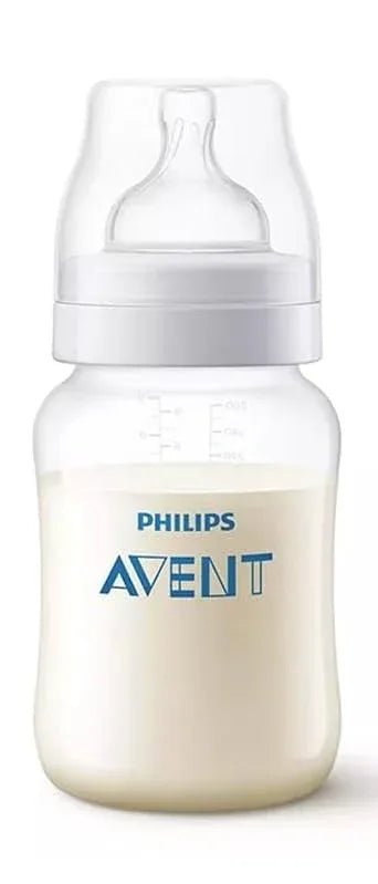 Philips Avent Anti - Colic Baby Plastic Feeding Bottles| 9 Oz / 260 Ml - Pack of 1 - Adenzo Comfies