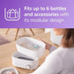 Philips AVENT Microwave Steam Sterilizer/ Advanced Electric Steam for Baby Bottles, Pacifiers, Cups and More, SCF281/05 | SCF291/00