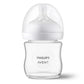 Philips Avent Babyflasche Natural Response aus Glas - 120 ml/240ml Babyflasche, BPA - frei für neugeborene Babys ab 0 Monaten (Modell SCY930/01 and SCY933/01 ) - Adenzo Comfies