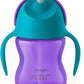 Philips Avent Bendy Straw Cup with Handles, 200ml, SCF796/00, Purple/Green or Red/Blue - Adenzo Comfies