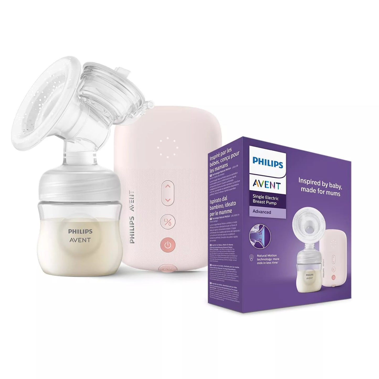 Philips Avent SCF395/31 Electric Breast Pump with Soft Massage Cushion – BPA-Free, Lightweight & Comfortable Pumping