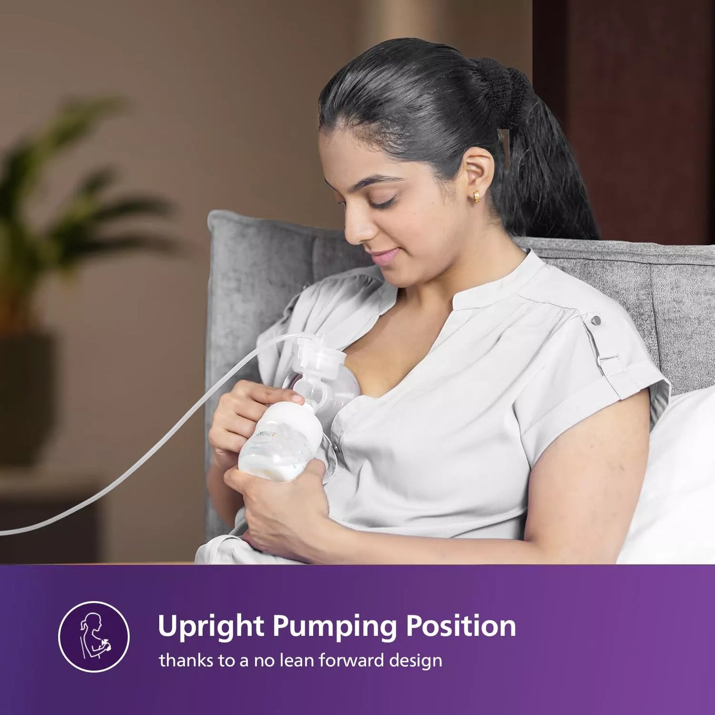 Philips Avent SCF395/31 Electric Breast Pump with Soft Massage Cushion – BPA-Free, Lightweight & Comfortable Pumping