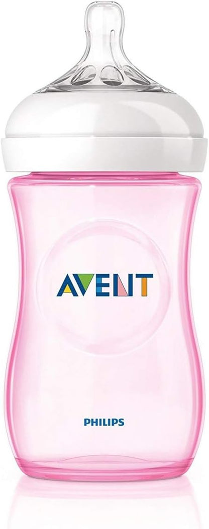 AVENT Philips Natural Response 3.0 Pink Feeding Bottle 260ml