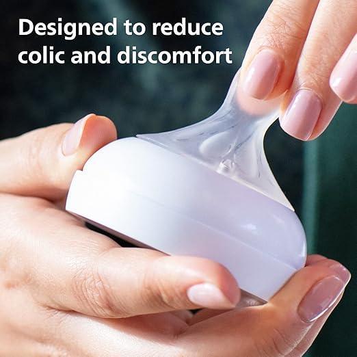 Philips Avent Natural Bottle with Responsive Dummy 125 ml, 1 Piece (Model SCY900/01) - Adenzo Comfies