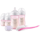 Philips AVENT SCD838/07 Natural Response Newborn Gift Set, Anti - Colic Baby Bottles with Slow Flow Nipples, BPA - Free, Includes Pacifiers and Bottle Brush, Suitable from 0 Months, Pack of 6 Pieces - Adenzo Comfies