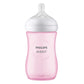 Philips Avent Natural Response 3.0 Baby Feeding Bottle  Ideal for 1 months+| Natural Response Technology Mimics Breastfeeding | Uniquely Designed Nipple releases milk only when baby drinks | Pack of 1 | Pink | SCY903/11