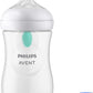 Philips Avent Natural Response Baby Bottle - 260ml Baby Milk Bottle with AirFree Vent, BPA Free for Newborn Babies Aged 3-6 Months (Model SCY673/01)