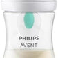 Philips Avent Natural Response Baby Bottle - 260ml Baby Milk Bottle with AirFree Vent, BPA Free for Newborn Babies Aged 3-6 Months (Model SCY673/01)