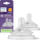 Philips Avent Natural Response Bottle Teat - 2 x Baby Bottle Flow level 1-6 Teats from Newborn Babies, 1+ Months to 6 months, BPA Free