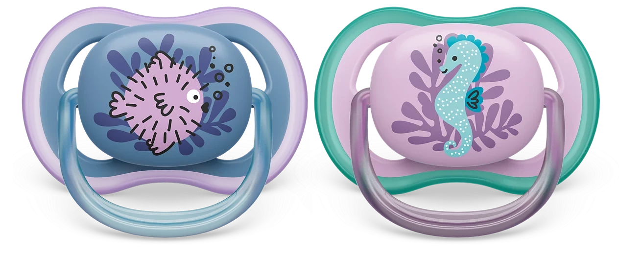 Philips Avent Ultra Air Pacifier SCF085/61 – 6-18 Months, 2 Pack - Adenzo Comfies