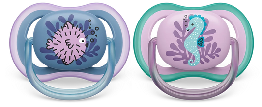 Philips Avent Ultra Air Pacifier SCF085/61 – 6-18 Months, 2 Pack - Adenzo Comfies