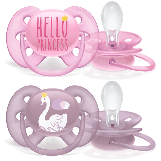 Philips Avent Ultra Soft Pacifier SCF228/01 – 6–18 Months, 2 Pacifiers - Adenzo Comfies