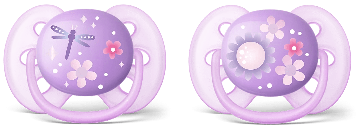 Philips Avent Ultra Soft Pacifier SCF227/22 – 6-18 Months, 2 Pack - Adenzo Comfies