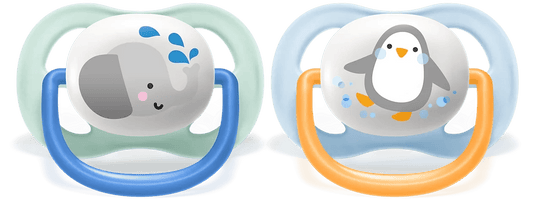 Philips Avent Ultra Air Pacifier SCF080/05 – 0–6 Months, 2 Pack - Adenzo Comfies