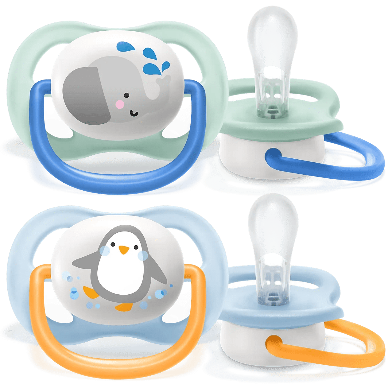 Philips Avent Ultra Air Pacifier SCF080/05 – 0–6 Months, 2 Pack - Adenzo Comfies