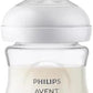 Philips Avent Natural Response Glass Baby Bottle - 240ml Baby Milk Bottle, BPA Free for Newbown Babies 1 Month+ (Model SCY933/01)