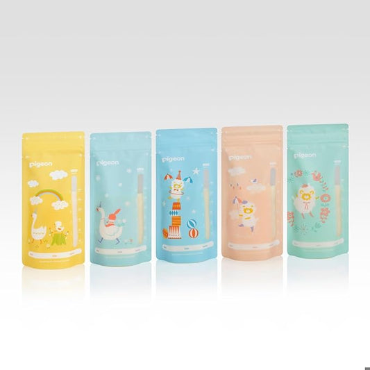 Pigeon Breast Milk Storage Bags Animals 180ml 25 bags