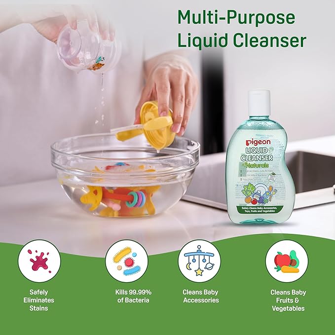 Pigeon Liquid Cleanser Bottle, 200ml