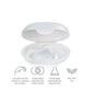Pigeon Natural Feel Silicone Nipple Shield Size 1 (2 Pcs) | for Nipple Diameter Below 13 mm | with Storage Case | Breastfeeding Support