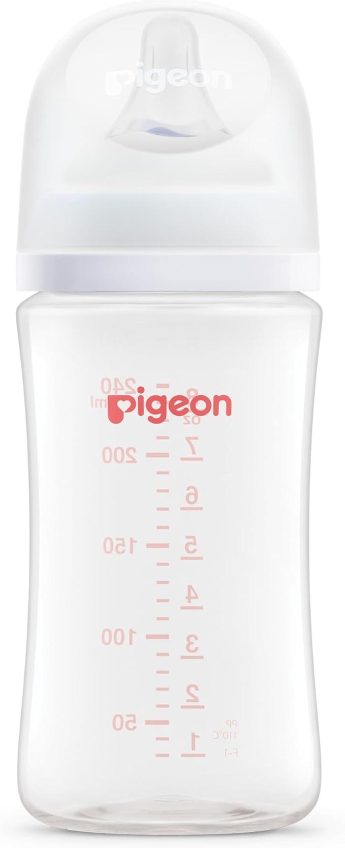 Pigeon SofTouch III Baby Bottle for 3+ Months Babies, BPA & BPS-Free, 240ml, PP, 1 Pack
