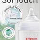 Pigeon SofTouch III Baby Bottle for 3+ Months Babies, BPA & BPS-Free, 240ml, PP, 1 Pack - Adenzo Comfies