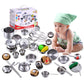 Mini Kitchen Utensils Toy Set for Kids – Stainless Steel Pretend Play Cooking Set for Girls & Boys