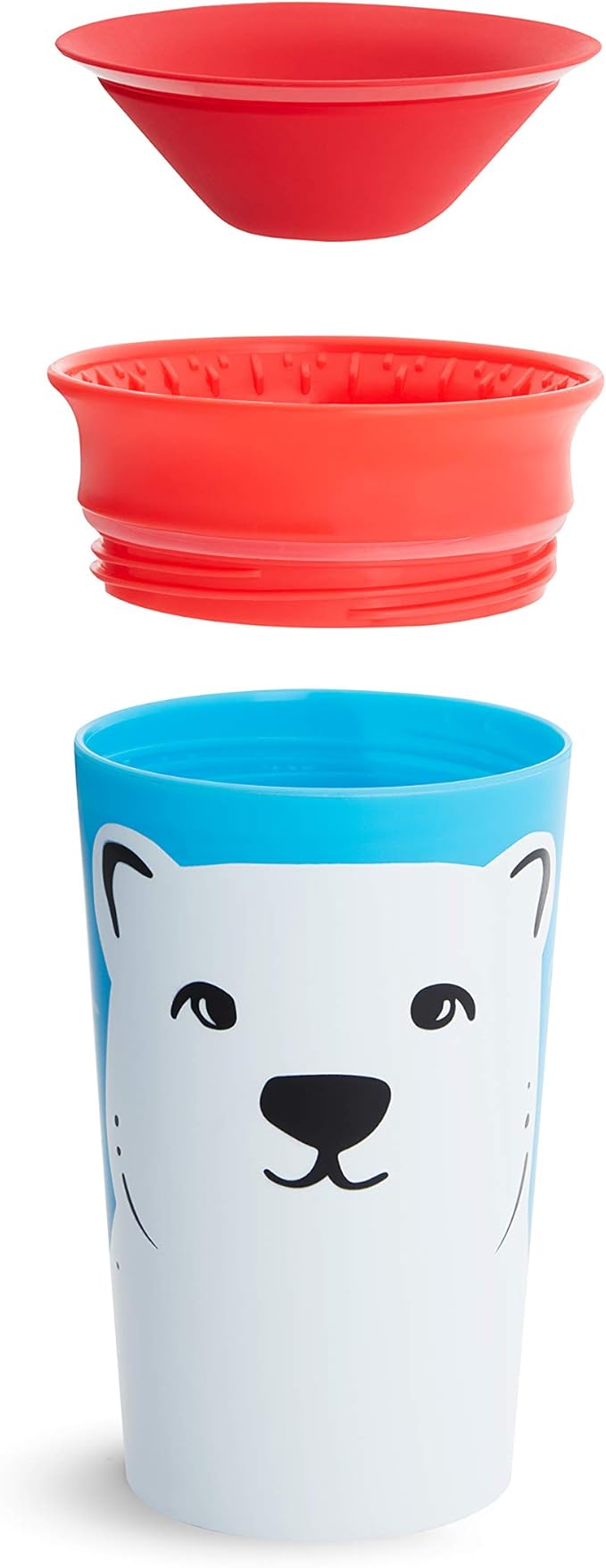 Munchkin Miracle 360 WildLove Sippy Cup, 9 Oz, Polar Bear