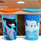 Munchkin® Miracle® 360 WildLove Sippy Cup, 9 Ounce, 2 Pack, Polar Bear/Orca